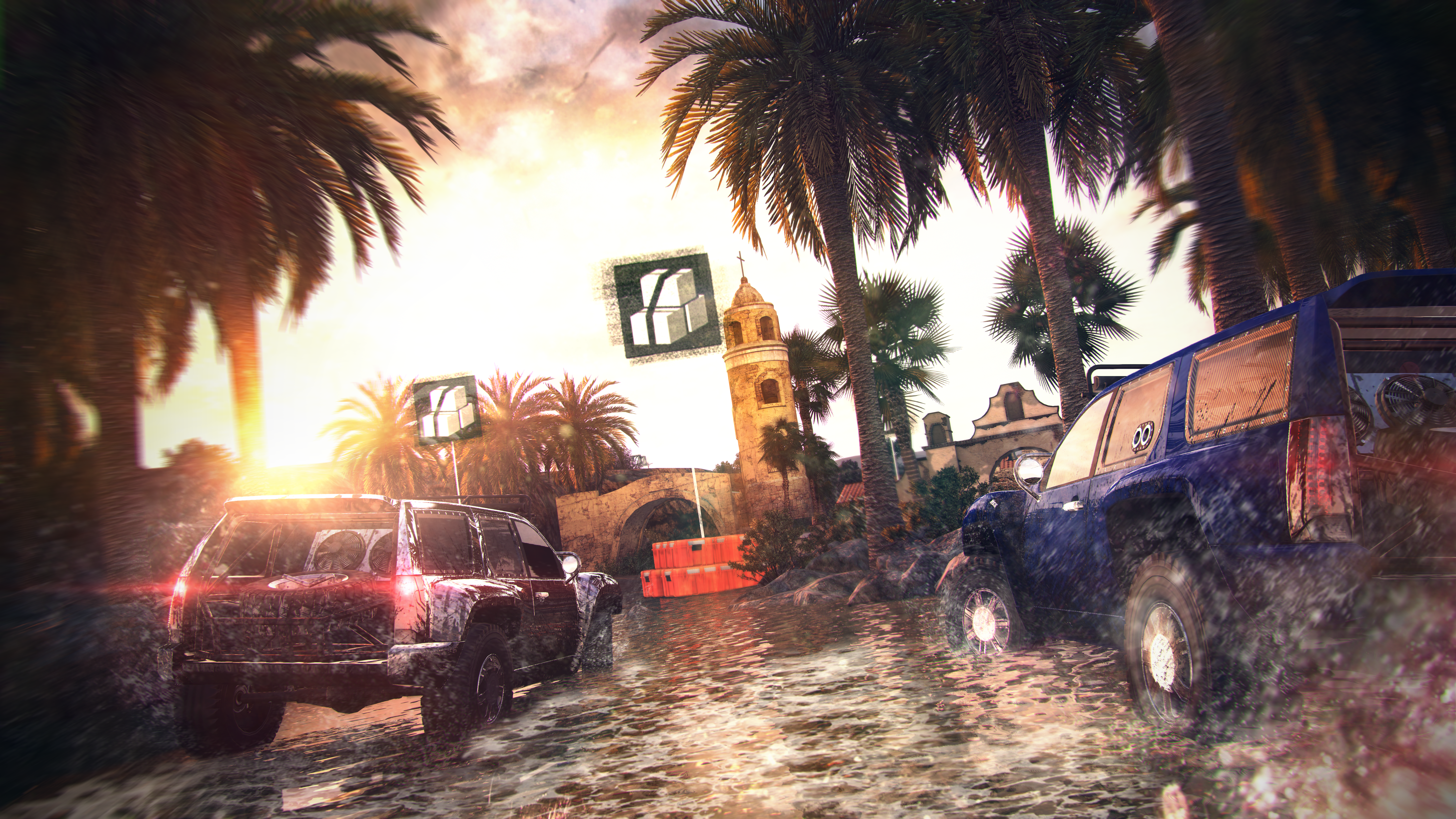 Players seek out crates full of loot in a Treasure Hunt in The Crew (2014), Ubisoft