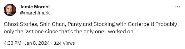 Marchi panty and stocking tweet