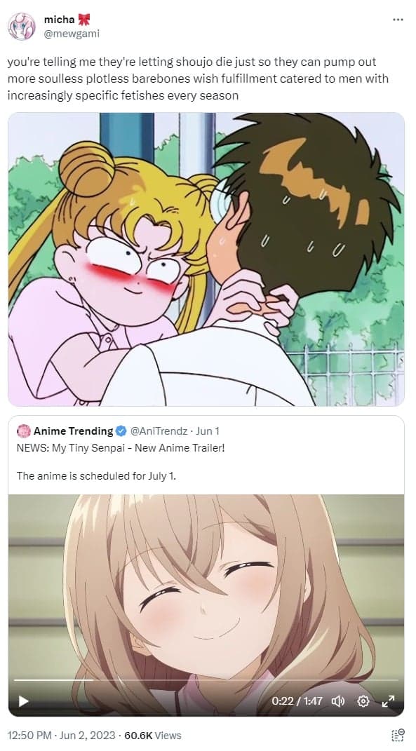 tiny senpai critic