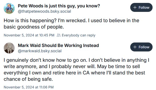 DC's 'Action Comics' writer Mark Waid laments the re-election of Donald Trump.