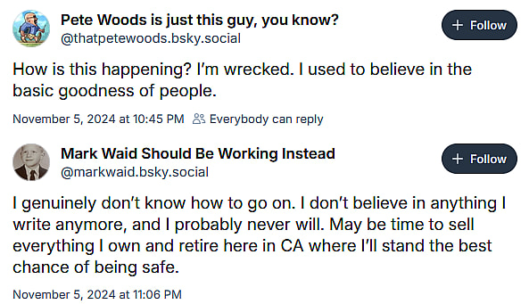 DC's 'Action Comics' writer Mark Waid laments the re-election of Donald Trump.