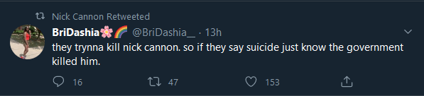 Nick Cannon retweet assassination 2