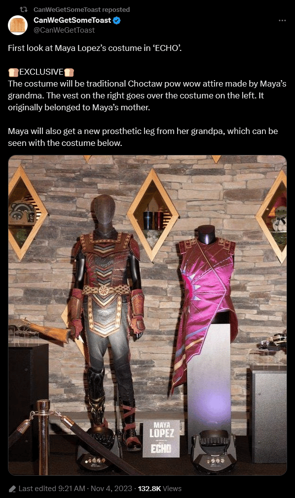 @CanWeGetToast weighs in on the power changes to Maya in 'Marvel's Echo'