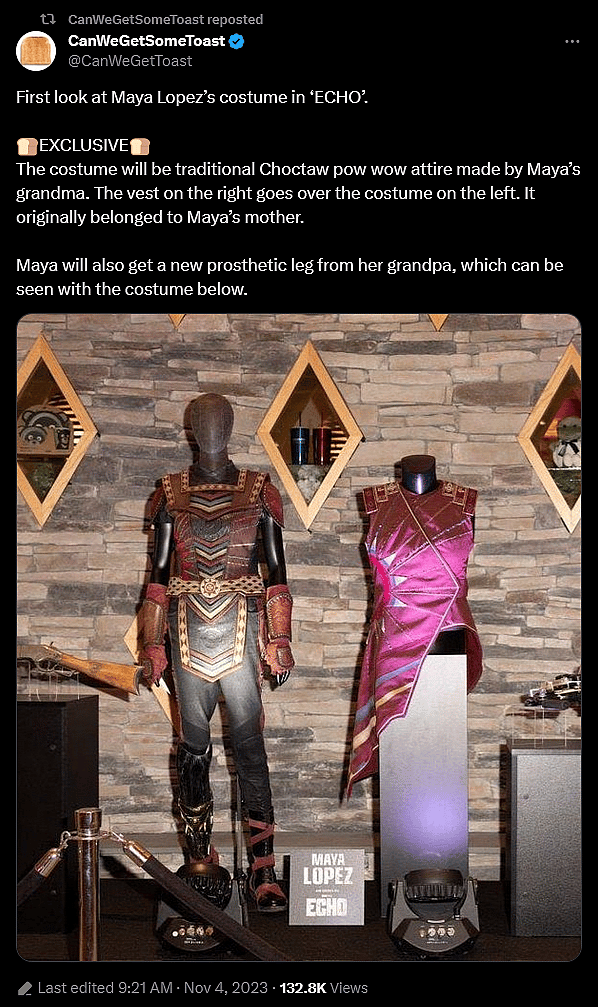 @CanWeGetToast weighs in on the power changes to Maya in 'Marvel's Echo'