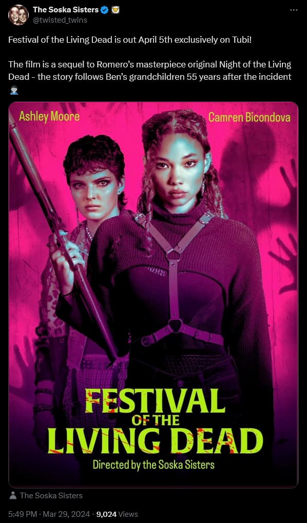 The Soska Sisters present Festival of the Living Dead