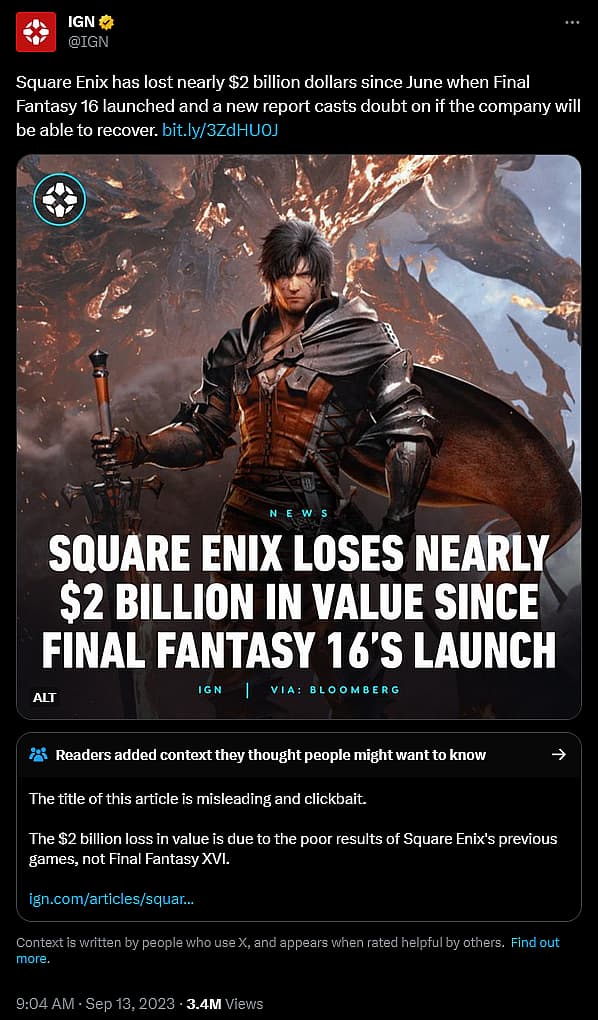IGN revs up its hatred for the Japanese in a report on Square Enix's recent financial troubles.