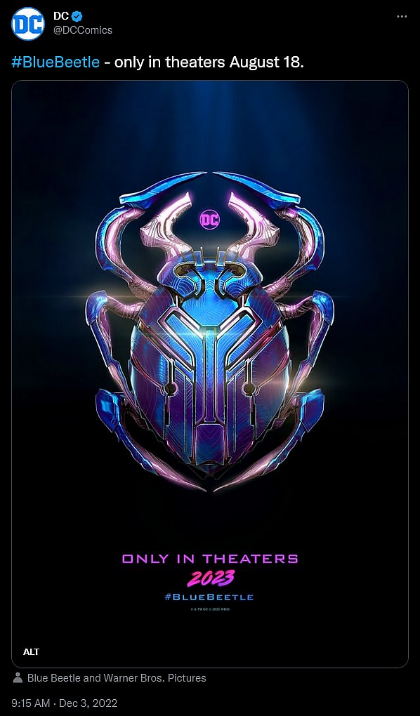 Blue Beetle (2023), Warner Bros. Entertainment