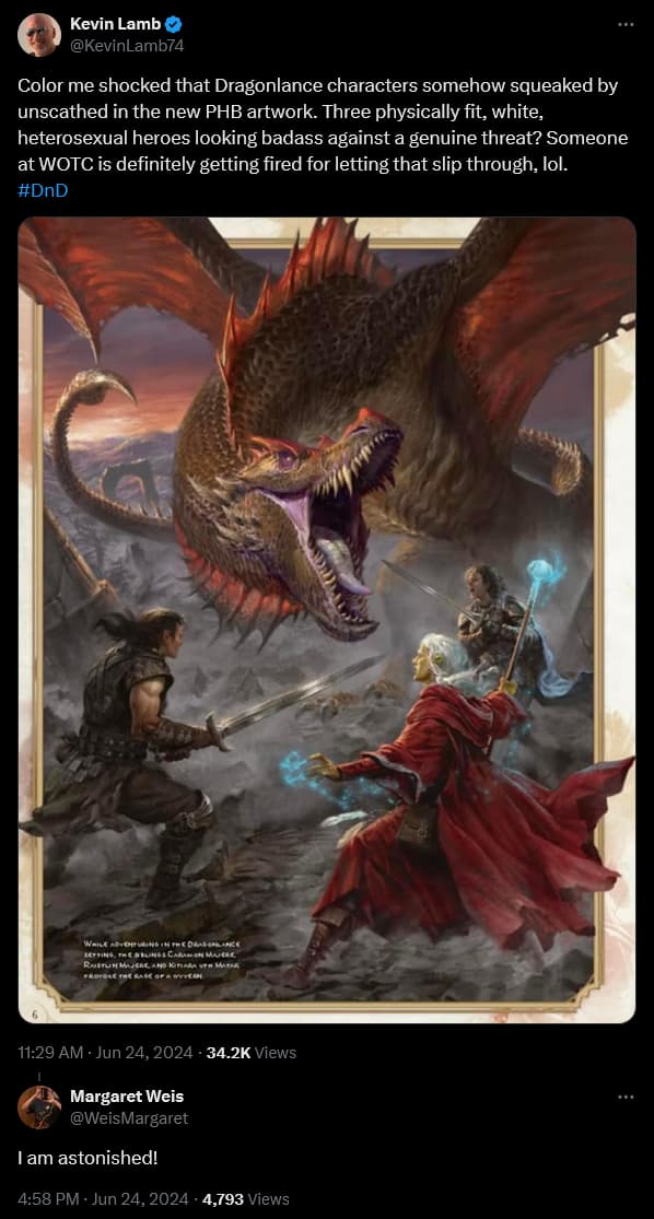 'Dragonlance' co-creator Maragret Weis weighs in on the 2024 'Dungeons & Dragons' player handbook.
