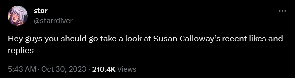 Final Fantasy XIV vocalist Susan Calloway comes under fire for her Twitter likes