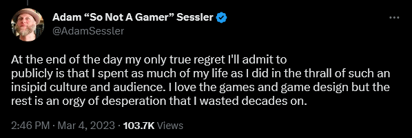 Adam Sessler melts down over his past G4 review of 'Baten Katos: Origins'