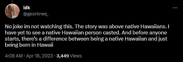 @georknee_ weighs in on Kahiau Machado's casting as David in Disney's live-action 'Lilo & Stitch' remake