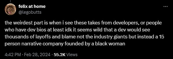 Maya Kramer weighs in on the 'Sweet Baby Inc. Detected' Steam Curator Page