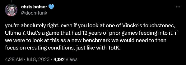 Chris Balser weighs in on the fallout of Baldur's Gate 3