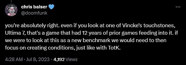 Chris Balser weighs in on the fallout of Baldur's Gate 3