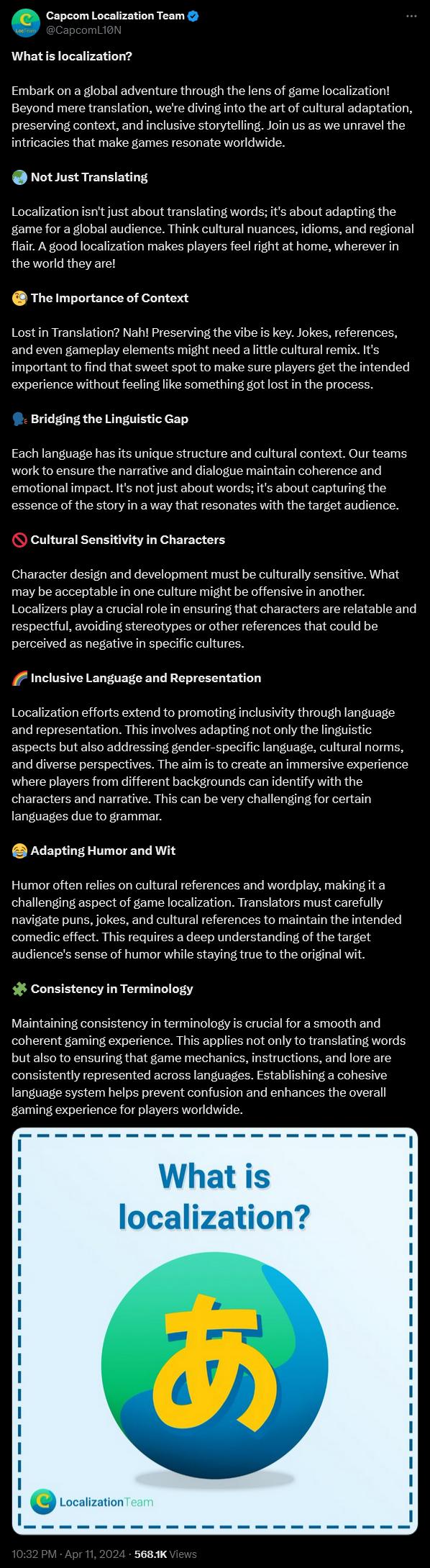 Capcom runs defense for Western localizers