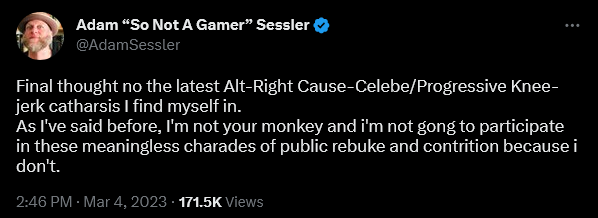 Adam Sessler melts down over his past G4 review of 'Baten Katos: Origins'