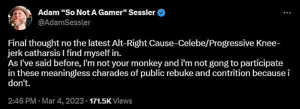 Adam Sessler melts down over his past G4 review of 'Baten Katos: Origins'