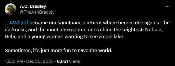 A.C. Bradley weighs in on the conclusion to What If...? Season 2