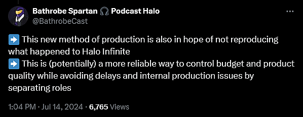 'Halo' scooper Bathrobe Spartan alleges once again that 343 Industries will be outsourcing development of the 'Halo' franchise.