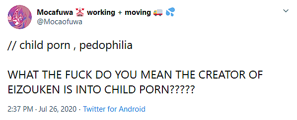 Keep Your Hands Off Eizouken! mangaka attacked for following loli art account