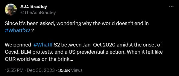 A.C. Bradley weighs in on the conclusion to What If...? Season 2