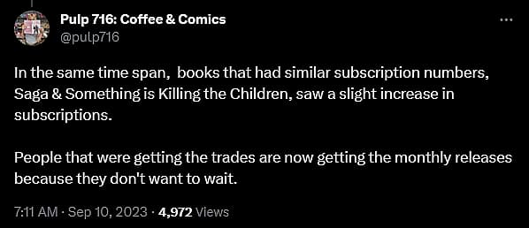 Pulp 716 owner Amy Bernet weighs in on the current state of the X-books