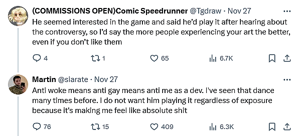 'Mouthwashing' dev and Wrong Organ studio co-founder Martin Halldin laments the game's discovery by the "anti-woke crowd".