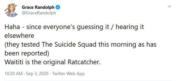 Rumor: Screen Test of The Suicide Squad Screen Reveals Villain and Taika Waititi's Mysterious Role