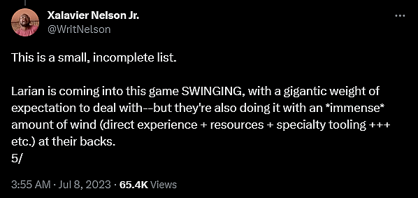 Xalavier Nelson Jr. weighs in on the fallout of Baldur's Gate 3