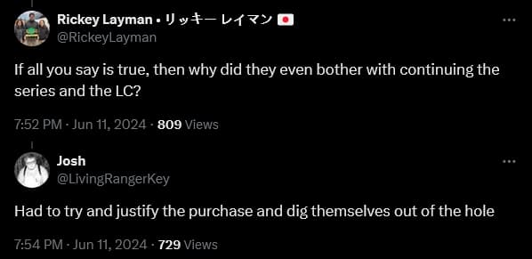 Josy 'LivingRangerKey' Perry reveals the alleged truth about Hasbro's purchase of 'Power Rangers'.