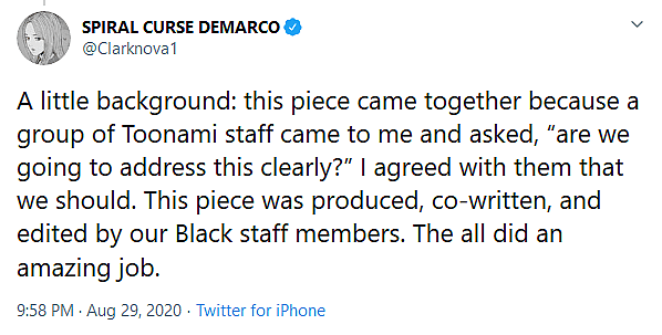 Cartoon Network's Toonami Runs New Bumper Supporting Black Lives Matter