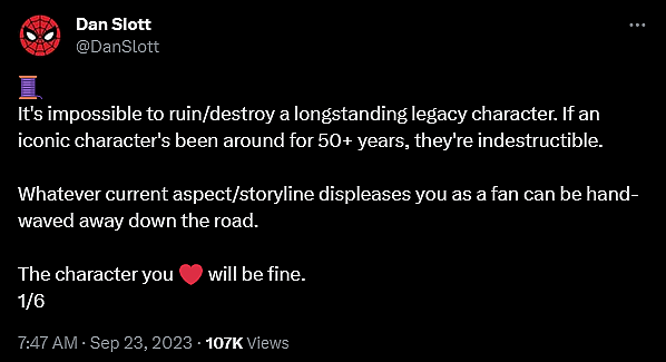 Marvel Comics writer Dan Slott defends Zeb Wells' 'Amazing Spider-Man' run