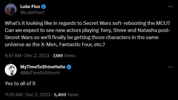 MyTimeToShineHello weighs in on the recasting of the Avengers
