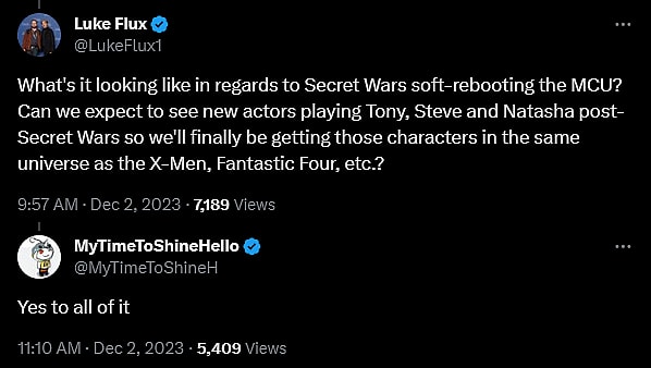 MyTimeToShineHello weighs in on the recasting of the Avengers