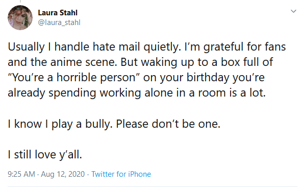 Rent-a-Girlfriend Voice Actor Laura Stahl Claims To Have Received Hate Mail Over Role as Mami Nanami