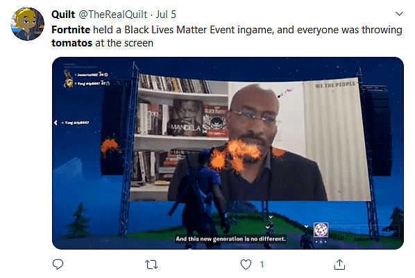 Fortnite players ignore, throw tomatoes at CNN We Are the People townhall on racism