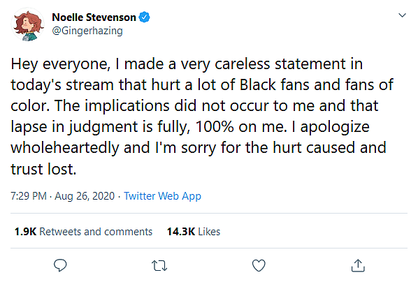 She-Ra And The Princesses of Power Creator Noelle Stevenson Issues Apology After Being Accused of Bigotry