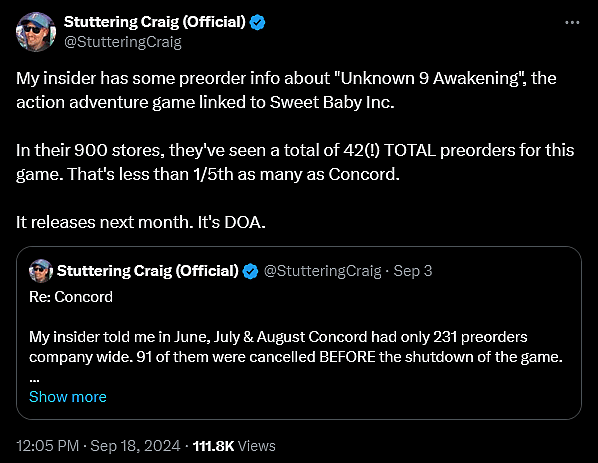 Stuttering Craig details his insider information regarding 'Unknown 9: Awakening'.