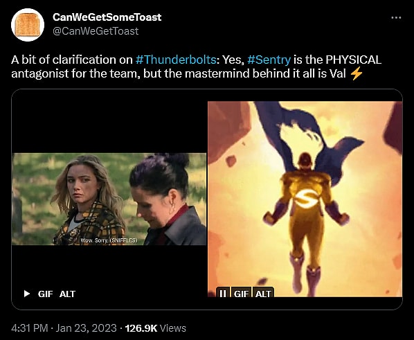 @CanWeGetToast shares their thoughts on Steven Yeun's casting as Sentry in Marvel's Thunderbolts