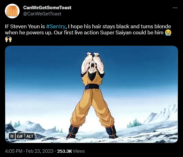 @CanWeGetToast shares their thoughts on Steven Yeun's casting as Sentry in Marvel's Thunderbolts