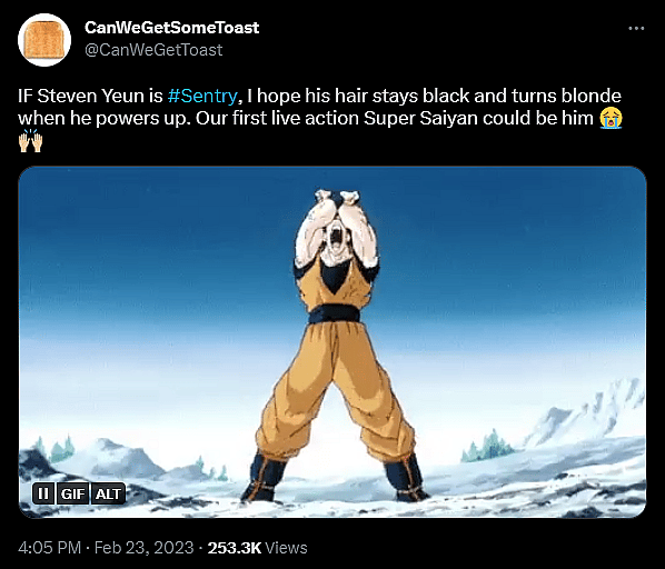 @CanWeGetToast shares their thoughts on Steven Yeun's casting as Sentry in Marvel's Thunderbolts