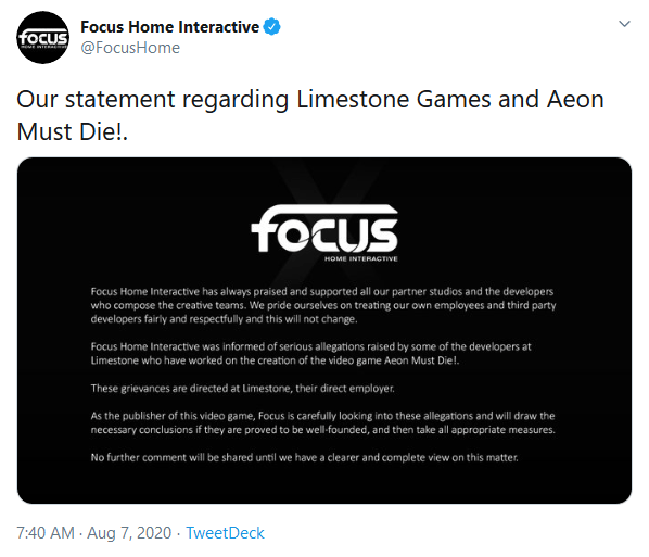 Aeon Must Die! Devs Claim Trailer “Created With Abuse, Manipulation, Theft”, Staff Subjected to “Unbearable Work Conditions”