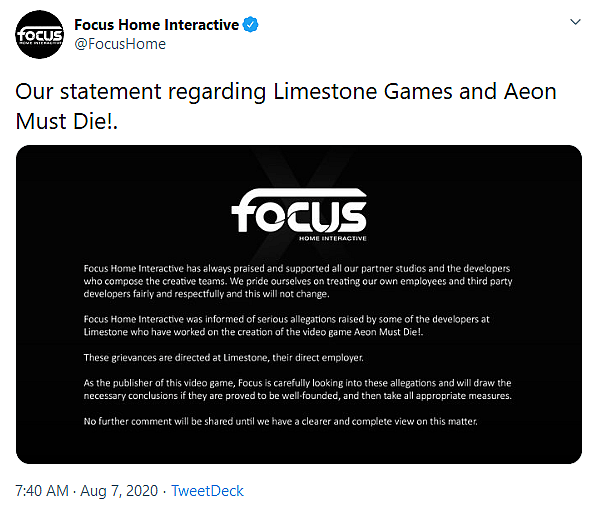 Aeon Must Die! Devs Claim Trailer "Created With Abuse, Manipulation, Theft", Staff Subjected to
