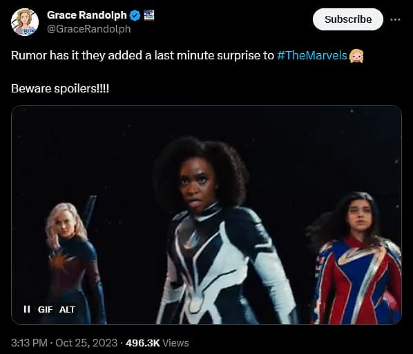 Scoopers discuss 'The Marvels' new post-credits scene