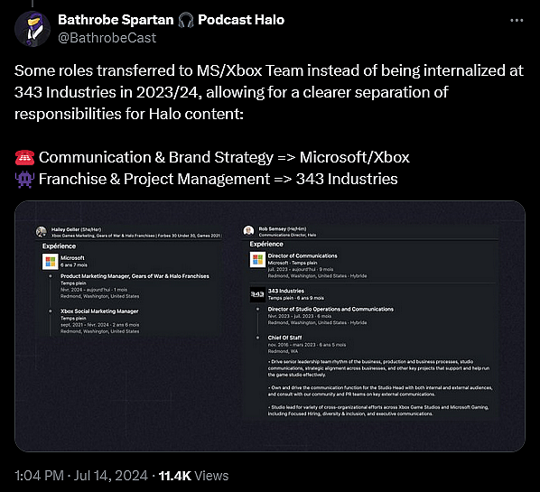 'Halo' scooper Bathrobe Spartan alleges once again that 343 Industries will be outsourcing development of the 'Halo' franchise.