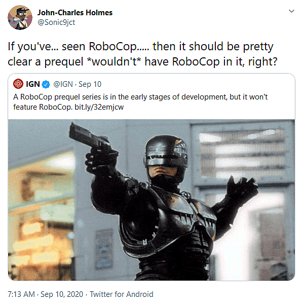 RoboCop Prequel TV Series in Development - Will Not Feature RoboCop!