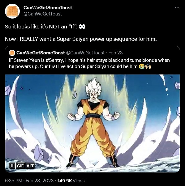 @CanWeGetToast shares their thoughts on Steven Yeun's casting as Sentry in Marvel's Thunderbolts