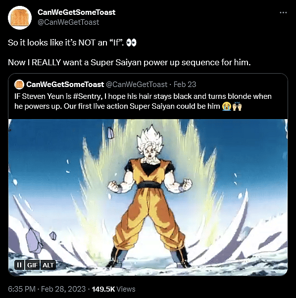 @CanWeGetToast shares their thoughts on Steven Yeun's casting as Sentry in Marvel's Thunderbolts