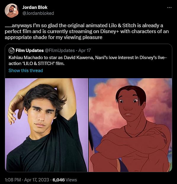 Kahiau Machado casting as David in Disney's live-action Lilo & Stitch remake
