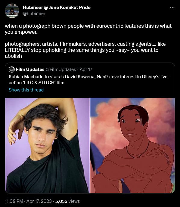 Kahiau Machado casting as David in Disney's live-action Lilo & Stitch remake